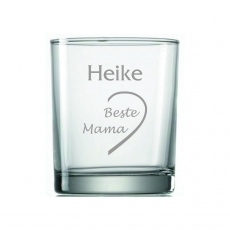 Whiskyglas Beste Mama mit Wunschname