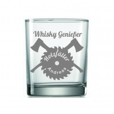 Whiskyglas Holzfäller/-in
