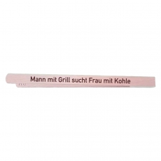 Grillzange mit Spruch