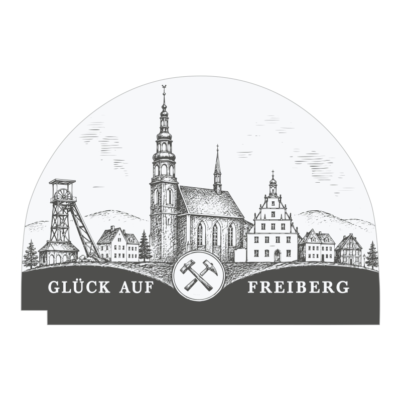 Wechselmotiv Freiberg leuchtet