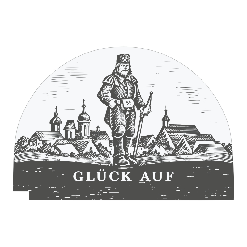 Wechselmotiv Bergmann Glück Auf