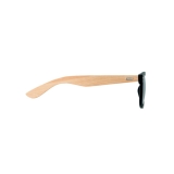 Sonnenbrille Bambus mit Wunschtext