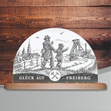 Bergmann mit Kind | Glück Auf Freiberg