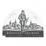 Wechselmotiv Bergmann Bergstadt Freiberg
