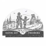 Wechselmotiv Bergmann mit Kind | Glück Auf Freiberg