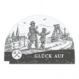 Wechselmotiv Bergmann mit Kind | Glück Auf